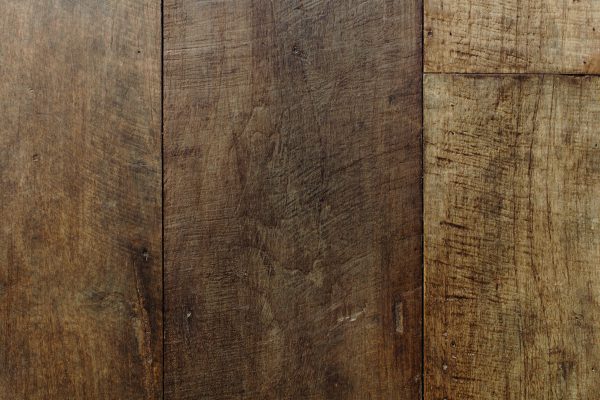 Plancher ancien Teck naturel ciré