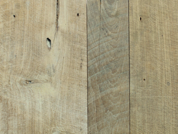 Reclaimed flooring Natural brushed teak
