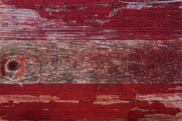 Bardage canadien peinture d’origine Rouge brut