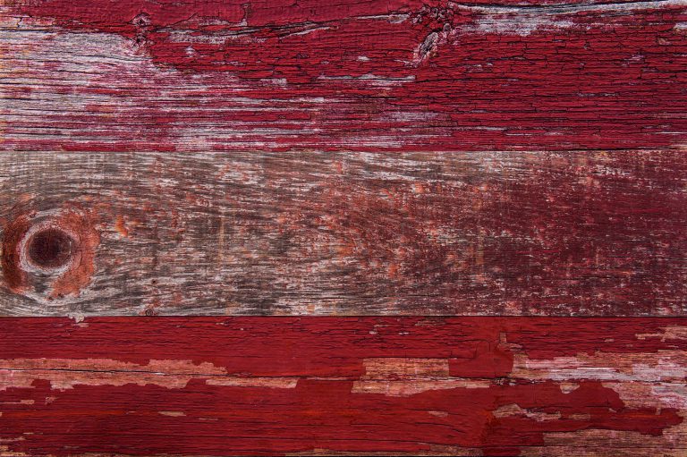 Bardage canadien peinture d’origine Rouge brut