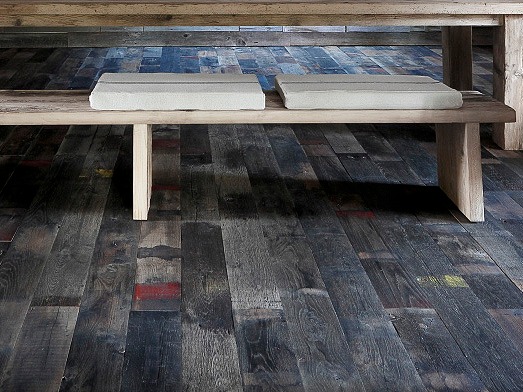 Plancher vieilli Collection Barn LAL Versailles fumé