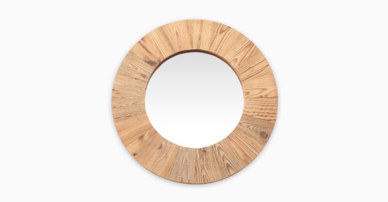 Miroir bois rond DORVAL