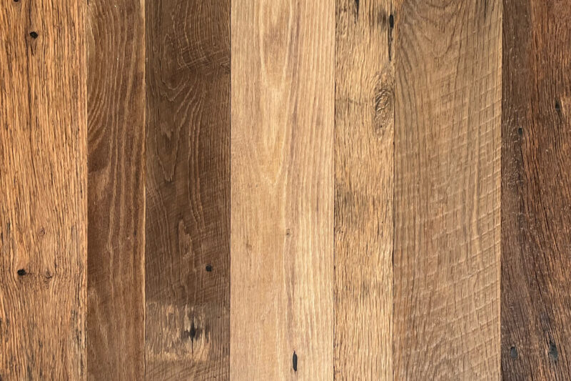Reclaimed canadian oak flooring