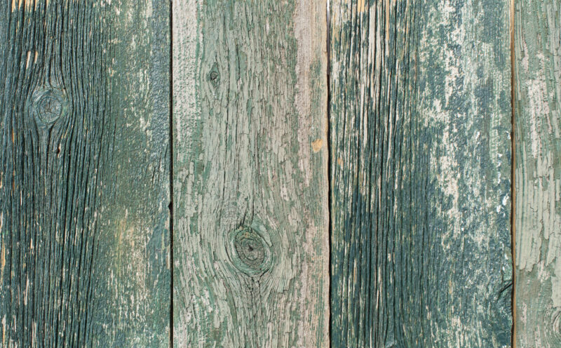 Canadian original painted cladding Green