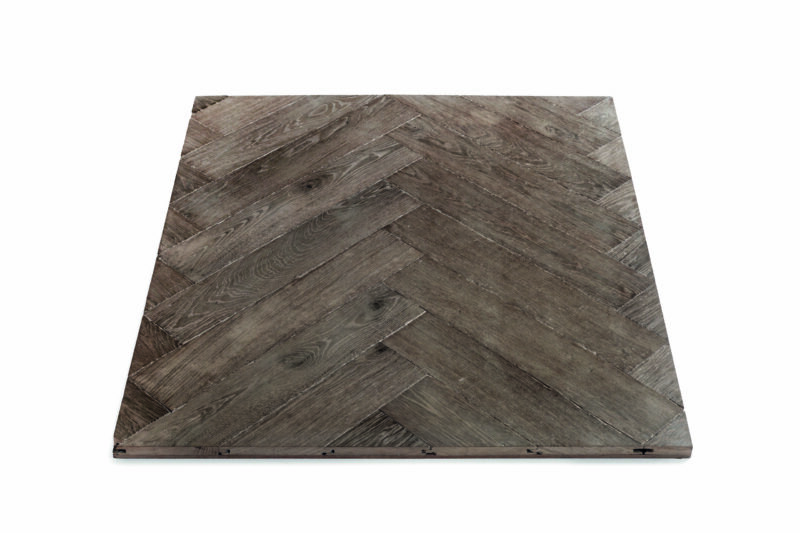 Aged flooring Decorative parquets Baton rompu – Herringbone – Teinte 5a