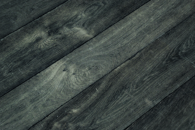 Plancher vieilli Collection Château Anthracite