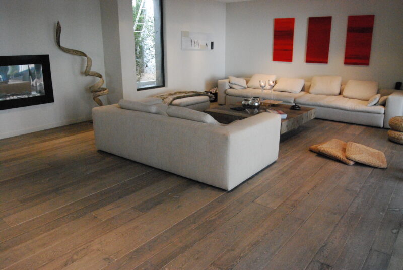 Aged flooring Château Collection Dark grey