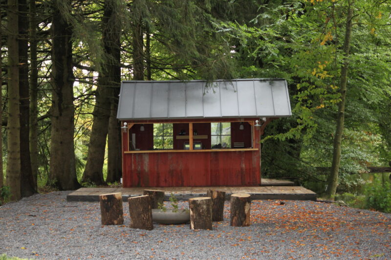 Canadian original painted cladding Red rough