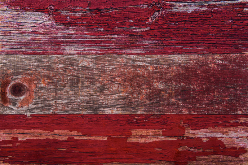 Canadian original painted cladding Red rough