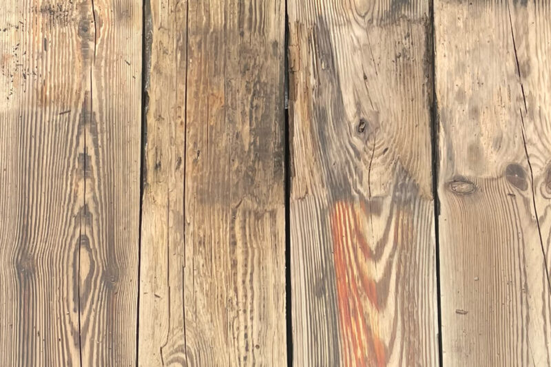 Decking – Pine wagon floor – 62,57 m2 – 119