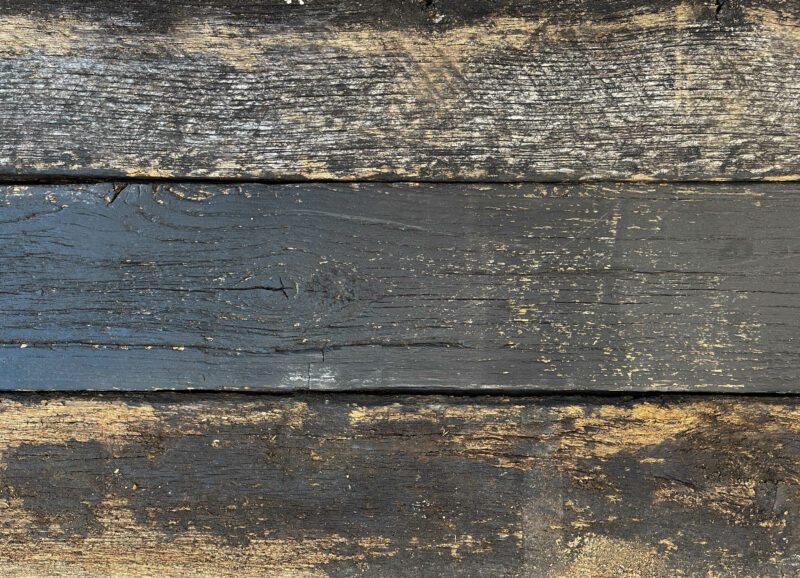 Bardage – Chêne USA peint noir – 16,70 m2 – 80