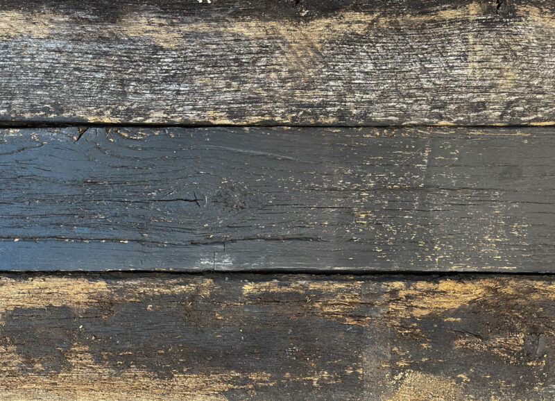 Cladding – USA black painted oak – 5,73 m2 – 80