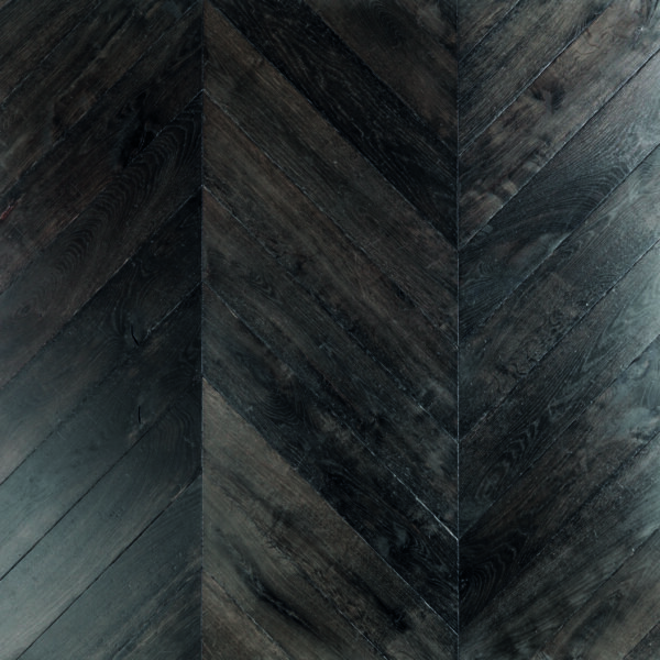 Aged flooring Decorative parquets Point de Hongrie - Chevron - 7e