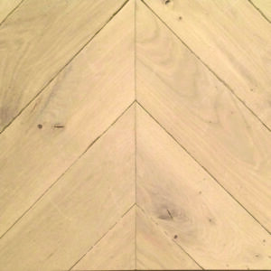 Aged flooring Decorative parquets Point de Hongrie - Chevron - Naturel